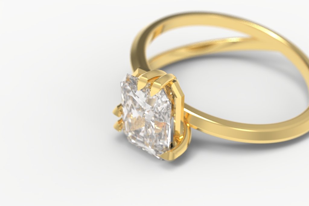 Asymmetrical Engagement Rings