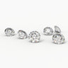 Colorless Moissanite - Lab Created - Round Melee