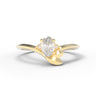 "Lilac" Leaf Ring - 5x3mm Oval