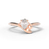 "Lilac" Leaf Ring - 5x3mm Oval