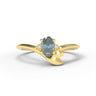 "Lilac" Leaf Ring - 5x3mm Oval