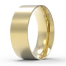 "Modernist" 8mm Flat Band - Comfort-fit