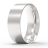"Modernist" 8mm Flat Band - Comfort-fit