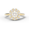 "Florist" Halo Ring