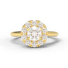 "Florist" Halo Ring