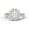 "Florist" Halo Ring