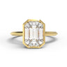 "The Minimalist" - 8x6mm Emerald Cut Ring