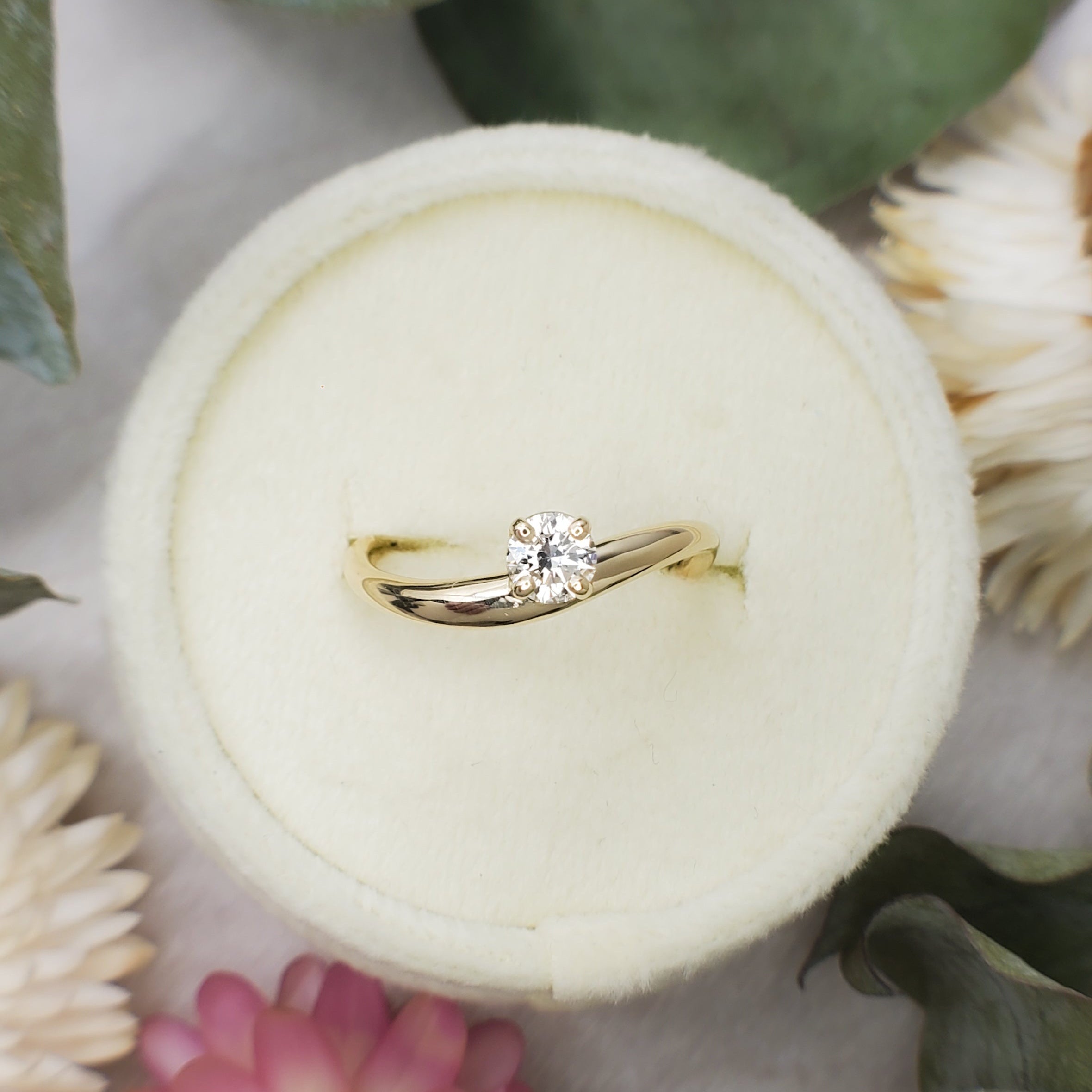 Canadian Diamond: Custom Design Wave Ring