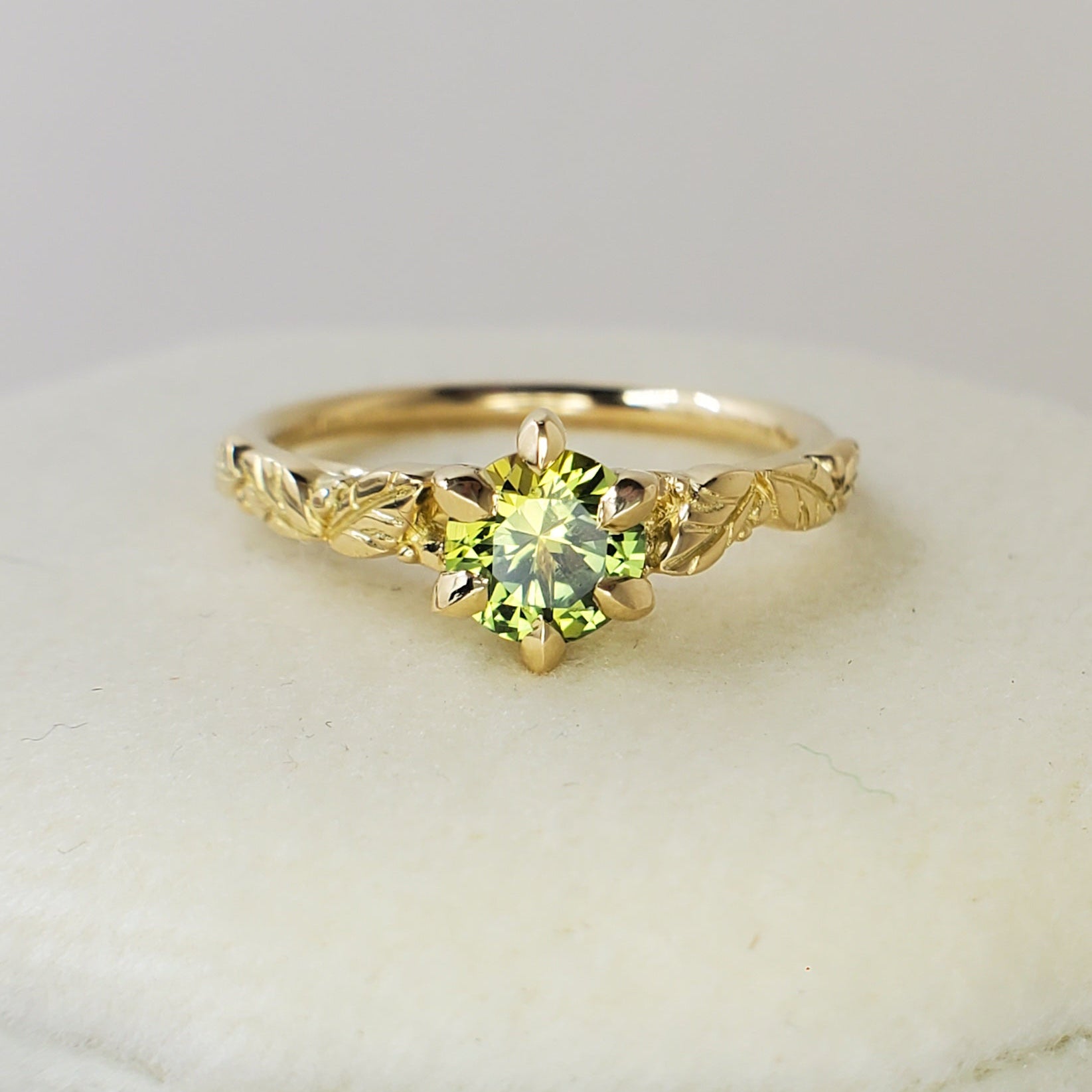 Custom Design: The Lily-Inspired Sapphire Ring