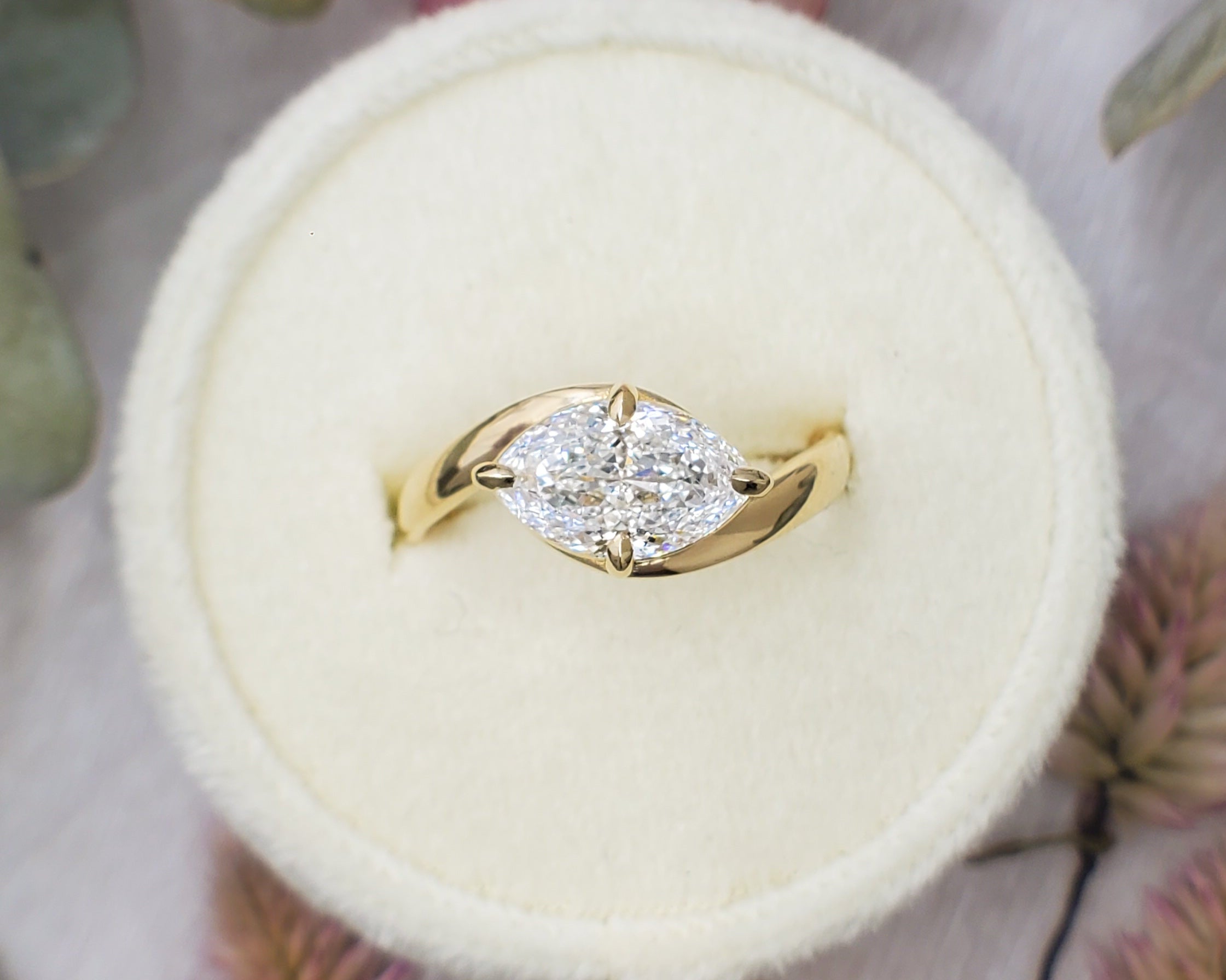 Custom Design: Bi-Pass Engagement Ring