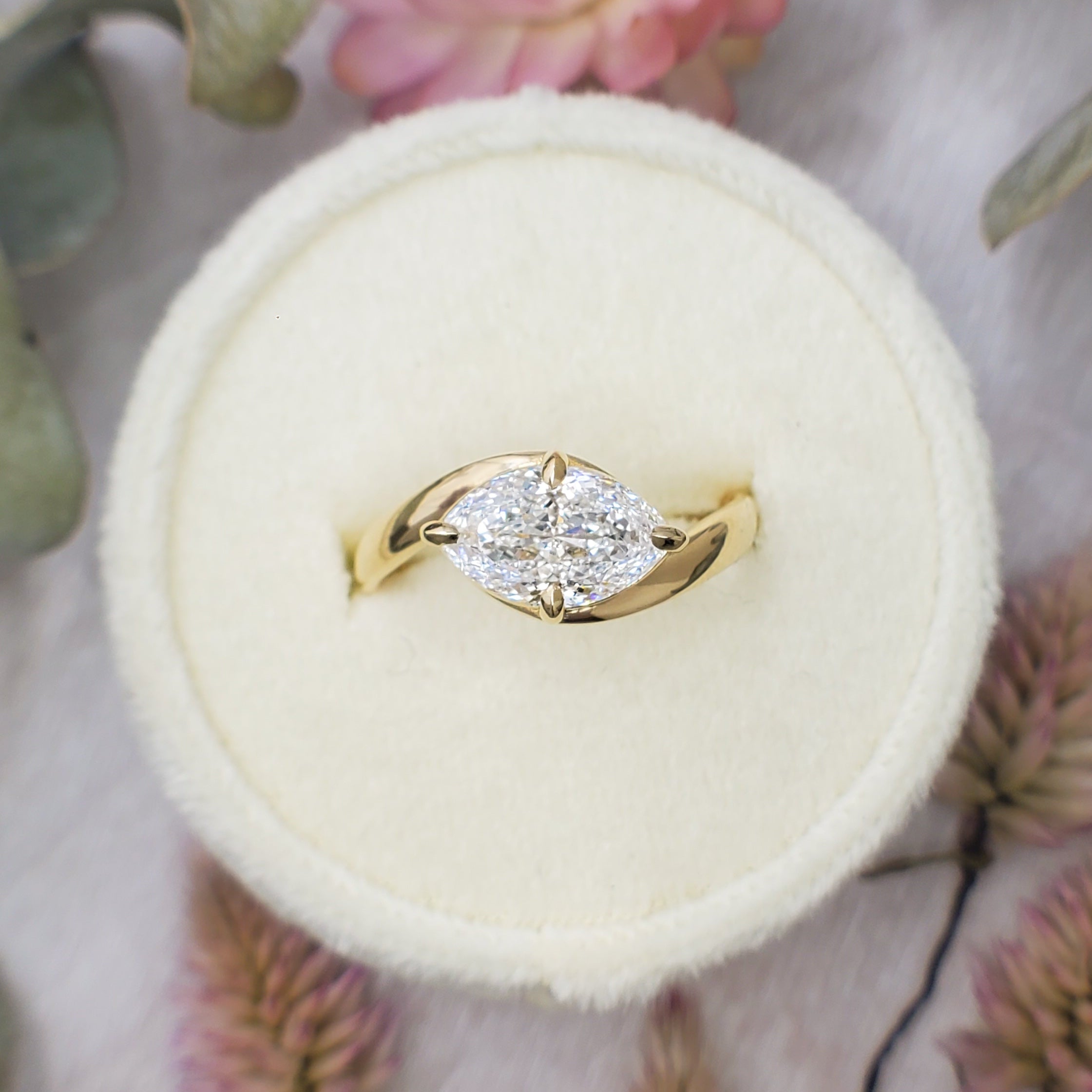 Custom Design: Bi-Pass Engagement Ring