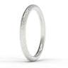 "Brushed" - 2mm Textured Wedding Band