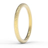 "Brushed" - 2mm Textured Wedding Band
