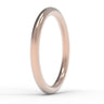 "Classic" - 2mm Rounded -  Comfort-fit Wedding Band