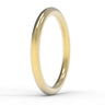 "Classic" - 2mm Rounded -  Comfort-fit Wedding Band
