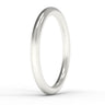 "Classic" - 2mm Rounded -  Comfort-fit Wedding Band