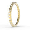 "Classic" 2mm Rounded Eternity - Flush Set Diamond Band