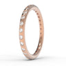 "Classic" 2mm Rounded Eternity - Flush Set Diamond Band