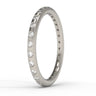 "Classic" 2mm Rounded Eternity - Flush Set Diamond Band