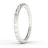 "Classic" 2mm Rounded Eternity - Flush Set Diamond Band