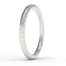 "Rain" - 2mm Textured Wedding Band