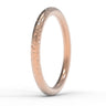 "Rain" - 2mm Textured Wedding Band