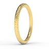 "Rain" - 2mm Textured Wedding Band