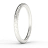 "Rain" - 2mm Textured Wedding Band