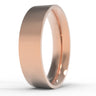 "Modernist" 6mm Flat Band - Comfort-fit (Heavyweight)