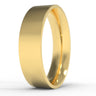 "Modernist" 6mm Flat Band - Comfort-fit (Heavyweight)