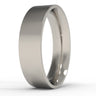 "Modernist" 6mm Flat Band - Comfort-fit (Heavyweight)