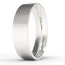 "Modernist" 6mm Flat Band - Comfort-fit (Heavyweight)