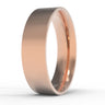 "Modernist" 6mm Flat Band - Comfort-fit