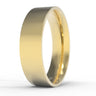 "Modernist" 6mm Flat Band - Comfort-fit