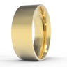 "Modernist" 8mm Flat Band - Comfort-fit