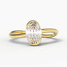 "Harmony" Wave Ring - 7x5mm Oval