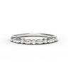 "Little Leaves" 1.5mm Diamond Anniversary Band