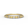 "Little Leaves" 1.5mm Diamond Anniversary Band