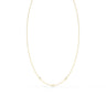 "Minimalist" - Bezel Diamond Station Necklace
