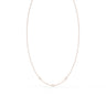 "Minimalist" - Bezel Diamond Station Necklace