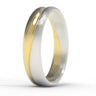 "Wave" 5mm Double Band