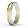 "Wave" 5mm Double Band