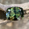 1.78ct Elongated Cushion Cut Green Sapphire