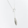 "Willow" Lariat Necklace - Silver