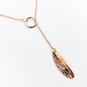 "Willow" Lariat Necklace - Rose Gold-Fill