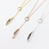 "Willow" Lariat Necklace - Rose Gold-Fill