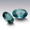 “Light Teal” Montana Sapphires - Oval