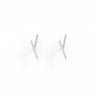 "Branches" - Mini Studs - 14K White Gold