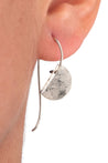 "Eucalyptus" Small Earrings - Silver