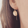 "Eucalyptus" Small Earrings - Rose Gold-Fill